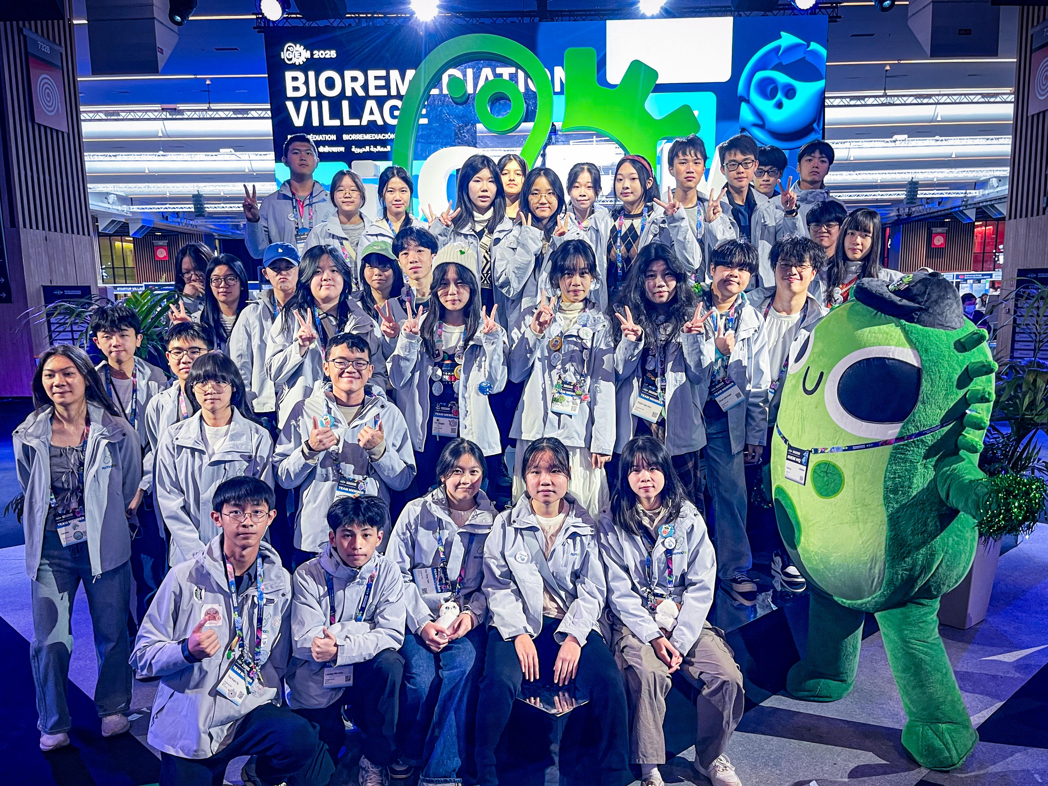 港生以AI研淨水系統對抗抗生素污染　iGEM奪金兼獲提名全球最佳硬件設計 